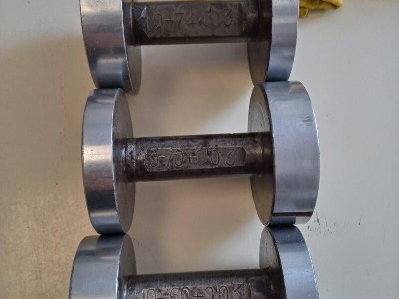 Calibre de tampón liso pasa/no pasa, 60-70-74mm