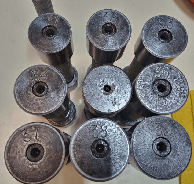 Calibres de tampón, pasa-no pasa, 30-39mm