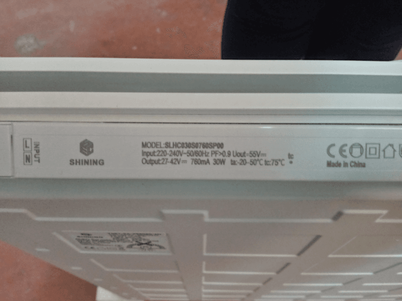 Pack 4 Paneles LED 60x60cm 29.5W