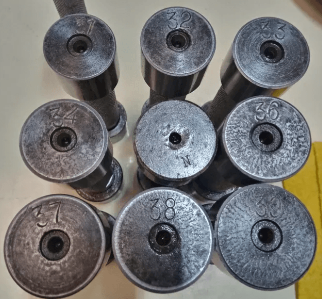 Calibres de tampón pasa-no pasa 30-39mm