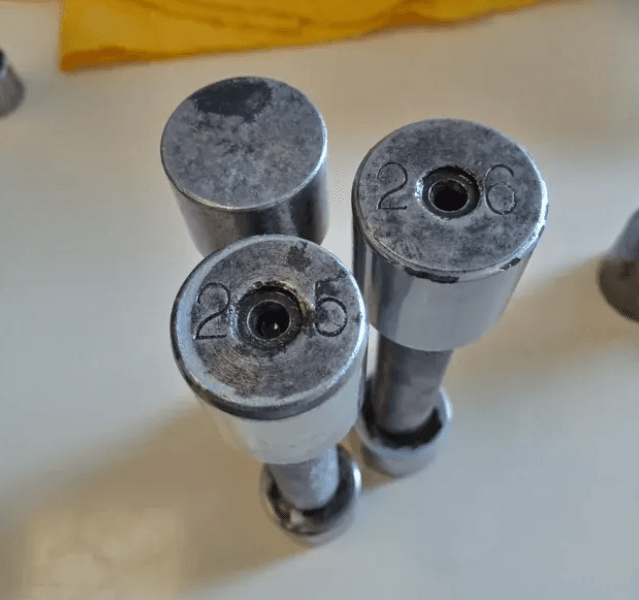 Calibres de tampón liso, pasa - no pasa, 24-26mm