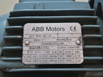 Motor Eléctrico Trifásico ABB